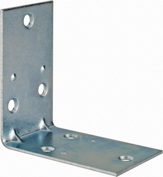 Value Collection - 2-1/2" Long x 2-1/2" Wide, Steel, Corner Brace - Zinc Plated - Top Tool & Supply