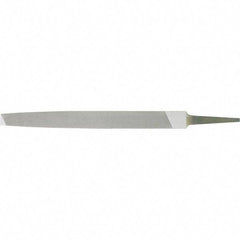 Stanley - 10" Long, Bastard Cut, Flat American-Pattern File - Single Cut - Top Tool & Supply