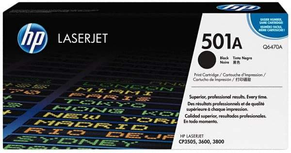 Hewlett-Packard - Black Toner Cartridge - Use with HP Color LaserJet 3600 - Top Tool & Supply