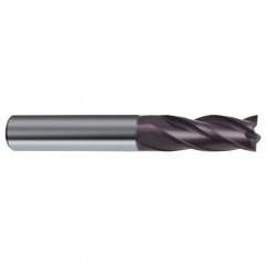 9mm Dia. x 67mm Overall Length 4-Flute Square End Solid Carbide SE End Mill-Round Shank-Center Cut-Firex - Top Tool & Supply