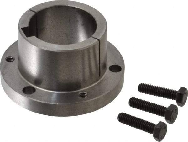 Browning - 1-15/16" Bore, 1/2" Wide Keyway, 1/4" Deep Keyway, B Sprocket Bushing - 2.557 to 2-5/8" Outside Diam, For Use with B5V Sheaves - Top Tool & Supply