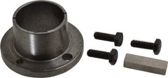 Browning - 1-3/8" Bore, 3/8" Wide Keyway, 3/16" Deep Keyway, H Sprocket Bushing - 1.57 to 1-5/8" Outside Diam, For Use with Split Taper Sprockets & Sheaves - Top Tool & Supply