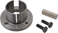 Browning - 1-7/16" Bore, 3/8" Wide Keyway, 3/16" Deep Keyway, H Sprocket Bushing - 1.57 to 1-5/8" Outside Diam, For Use with Split Taper Sprockets & Sheaves - Top Tool & Supply