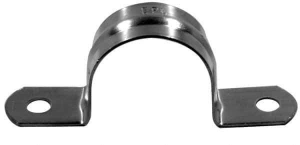 Mueller Industries - 3/8 Pipe, Copper, Pipe or Tube Strap - 2 Mounting Holes - Top Tool & Supply