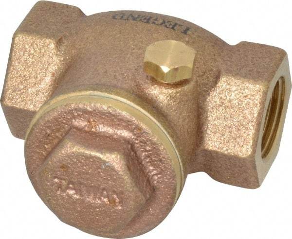 Legend Valve - 3/8" Brass Check Valve - Inline, FNPT x FNPT, 200 WOG - Top Tool & Supply