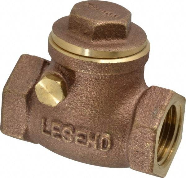 Legend Valve - 1/2" Brass Check Valve - Inline, FNPT x FNPT, 200 WOG - Top Tool & Supply