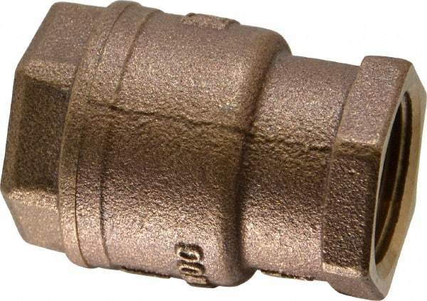 Legend Valve - 1" Bronze Check Valve - Inline, FNPT x FNPT, 250 WOG - Top Tool & Supply