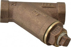 Legend Valve - 1/4" Pipe, FNPT Ends, Bronze Y-Strainer - 300 psi WOG Rating, 150 psi WSP Rating - Top Tool & Supply