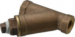 Legend Valve - 3/8" Pipe, FNPT Ends, Bronze Y-Strainer - 300 psi WOG Rating, 150 psi WSP Rating - Top Tool & Supply