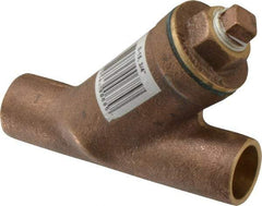 Legend Valve - 3/4" Pipe, Solder Ends, Bronze Y-Strainer - 300 psi WOG Rating, 150 psi WSP Rating - Top Tool & Supply