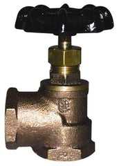 Legend Valve - 3/4" Pipe, 125 psi WOG Rating, Lead Free Brass Angle, Stop Valve - Handwheel Handle, FNPT x FNPT End Connections - Top Tool & Supply