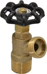 Legend Valve - 3/4 Inch Pipe, Brass, MNPT x GHT End Connection, Boiler Drain Valve - 125 psi WOG Rating, Handwheel Handle - Top Tool & Supply