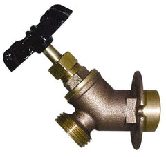 Legend Valve - 3/4" Pipe, Lead Free Brass Sillcock with Lockshield - Handwheel Handle, FNPT x MGHT End Connections, 125 psi WOG Rating - Top Tool & Supply