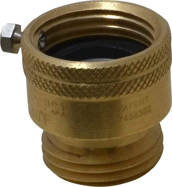 Legend Valve - 3/4" Pipe, 125 Max psi, Brass, Hose Type Vacuum Breaker Valve - Buna-N Seal, GHT End Connections - Top Tool & Supply