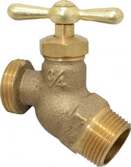 Legend Valve - 3/4" Pipe, 125 psi WOG Rating, Brass Hose Bibb, Stop Valve - Top Tool & Supply