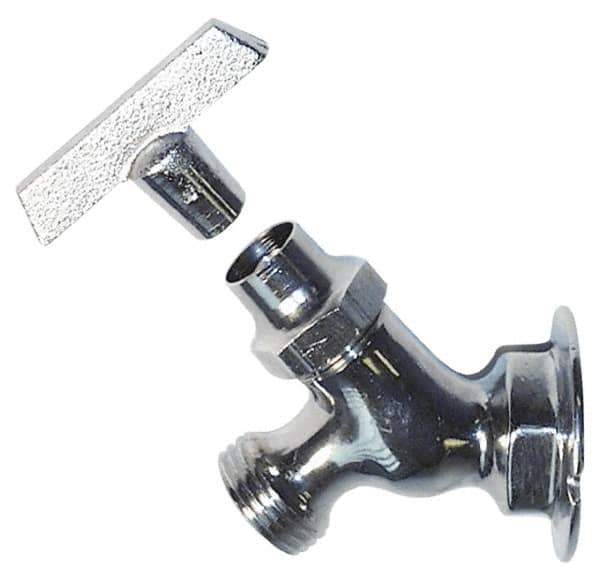 Legend Valve - 1/2" Pipe, Lead Free Brass Sillcock with Vacuum Breaker - Handwheel Handle, FNPT x MGHT End Connections, 125 psi WOG Rating - Top Tool & Supply