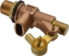 Legend Valve - 1/2" Pipe, Bronze, Mechanical Float Valve - 125 psi, MPT x Plain End Connections - Top Tool & Supply