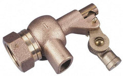 Legend Valve - 1-1/4" Pipe, Bronze, Mechanical Float Valve - 125 psi, NPTF x Plain End Connections - Top Tool & Supply