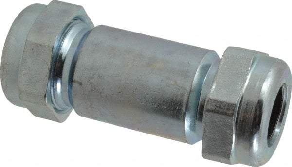 Legend Valve - 1/2" Pipe, Galvanized Compression Pipe Coupling - 200 psi WOG Rating - Top Tool & Supply