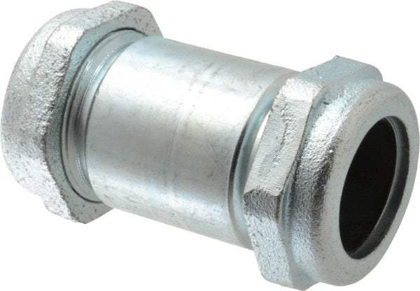 Legend Valve - 1-1/4" Pipe, Galvanized Compression Pipe Coupling - 200 psi WOG Rating - Top Tool & Supply