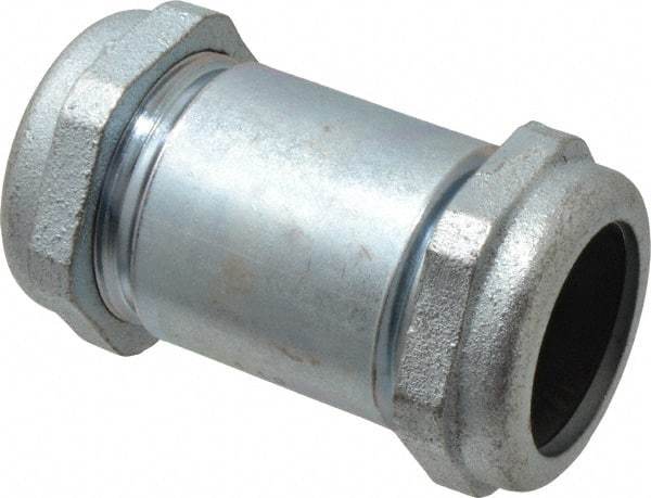 Legend Valve - 1-1/2" Pipe, Galvanized Compression Pipe Coupling - 200 psi WOG Rating - Top Tool & Supply