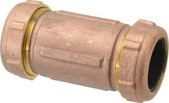 Legend Valve - 1-1/4" Pipe, 1-1/2" Copper Tube, Brass Compression Pipe Coupling - 125 psi WOG Rating - Top Tool & Supply