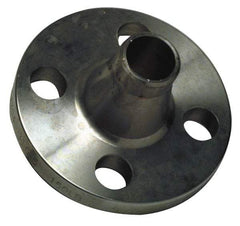 Merit Brass - 6" Pipe, 11" OD, Stainless Steel, Weld Neck Pipe Flange - 9-1/2" Across Bolt Hole Centers, 7/8" Bolt Hole, 150 psi, Grades 316 & 316L - Top Tool & Supply