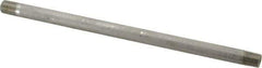 Merit Brass - Schedule 40, 1/4" Pipe x 10" Long, Grade 304/304L Stainless Steel Pipe Nipple - Welded & Threaded - Top Tool & Supply