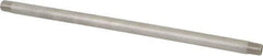 Merit Brass - Schedule 40, 1/4" Pipe x 12" Long, Grade 304/304L Stainless Steel Pipe Nipple - Welded & Threaded - Top Tool & Supply