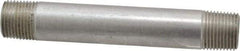 Merit Brass - Schedule 40, 3/8" Pipe x 4" Long, Grade 316/316L Stainless Steel Pipe Nipple - Welded & Threaded - Top Tool & Supply