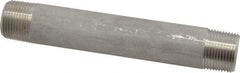 Merit Brass - Schedule 40, 3/4" Pipe x 6" Long, Grade 316/316L Stainless Steel Pipe Nipple - Welded & Threaded - Top Tool & Supply