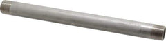 Merit Brass - Schedule 40, 3/4" Pipe x 12" Long, Grade 316/316L Stainless Steel Pipe Nipple - Welded & Threaded - Top Tool & Supply