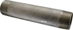 Merit Brass - Schedule 40, 2-1/2" Pipe x 12" Long, Grade 316/316L Stainless Steel Pipe Nipple - Welded & Threaded - Top Tool & Supply