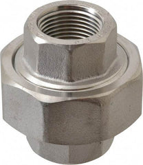 Value Collection - 3/4" Grade 316/316L Stainless Steel Pipe Union - FNPT x FNPT End Connections, 3,000 psi - Top Tool & Supply