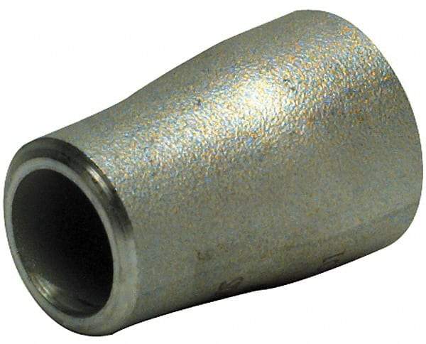 Merit Brass - 1-1/4 x 1" Grade 316L Stainless Steel Pipe Concentric Reducer - Butt Weld x Butt Weld End Connections - Top Tool & Supply