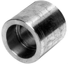 Merit Brass - 3/8" Grade 304 Stainless Steel Pipe Coupling - Socket Weld x Socket Weld End Connections, 3,000 psi - Top Tool & Supply