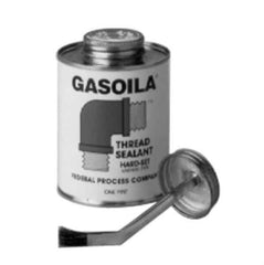 Federal Process - 1 Qt Flat Top Can Red Federal Gasoila Hard-Set - 350°F Max Working Temp - Top Tool & Supply