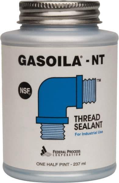 Federal Process - 8 oz Brush Top Can Dark Blue Federal Gasoila-NT - 400°F Max Working Temp - Top Tool & Supply