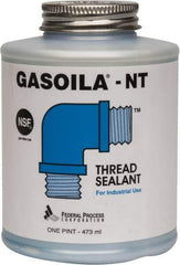 Federal Process - 1 Pt Brush Top Can Dark Blue Federal Gasoila-NT - 400°F Max Working Temp - Top Tool & Supply