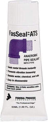 Federal Process - 50 mL Tube White FasSeal-ATS Anaerobic Thread Sealant with PTFE - 375°F Max Working Temp - Top Tool & Supply