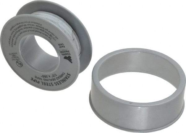 Federal Process - 1/2" Wide x 260" Long High Density Pipe Repair Tape - 4 mil Thick, -450 to 550°F, White - Top Tool & Supply