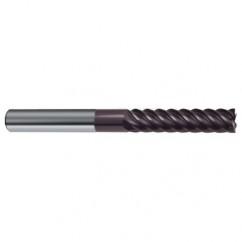 10mm Dia. - 100mm OAL - 45° Helix Firex Carbide End Mill - 6 FL - Top Tool & Supply