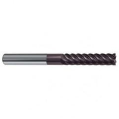 10mm Dia. - 100mm OAL - 45° Helix Firex Carbide End Mill - 6 FL - Top Tool & Supply