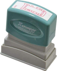 Value Collection - Paid, Red Pre-Inked Stamp - 1/2 Inch Wide x 1-5/8 Inch Long - Top Tool & Supply