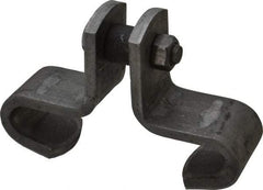 Made in USA - 3/8" Rod Center Beam Clamp - 1,000 Lb Capacity, Carbon Steel - Top Tool & Supply