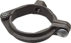 Value Collection - 1-1/2" Pipe, 3/8" Rod, Extension Split Pipe Clamp - 180 Lb Capacity, Malleable Iron - Top Tool & Supply