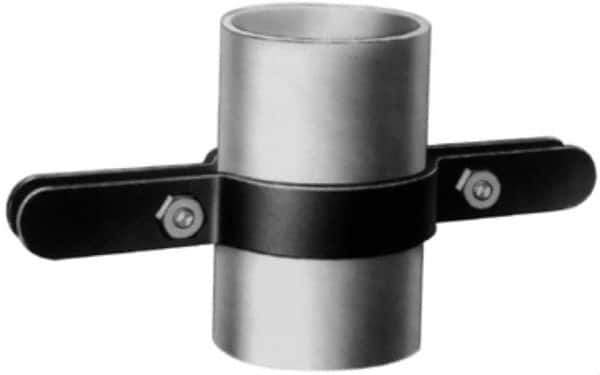 Made in USA - 3/4" Pipe, Riser Clamp - Black, 220 Lb Capacity, Carbon Steel - Top Tool & Supply