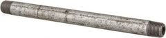 Made in USA - Schedule 40, 3/4 x 30" Galvanized Pipe Nipple - Threaded Steel - Top Tool & Supply