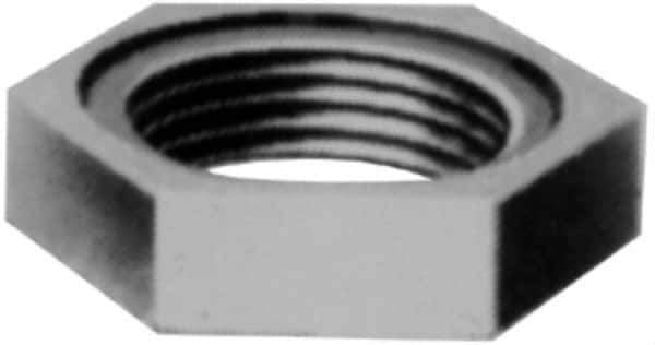 B&K Mueller - Class 150, 1-1/2" Galvanized Pipe Hex Locknut - Threaded, Malleable Iron - Top Tool & Supply