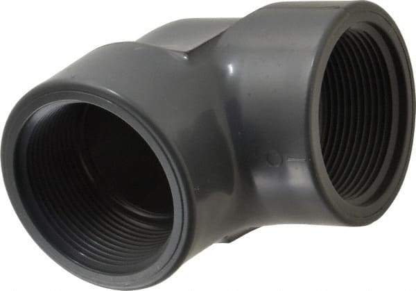 Value Collection - 2-1/2" PVC Plastic Pipe 90° Elbow - Schedule 80, FIPT x FIPT End Connections - Top Tool & Supply